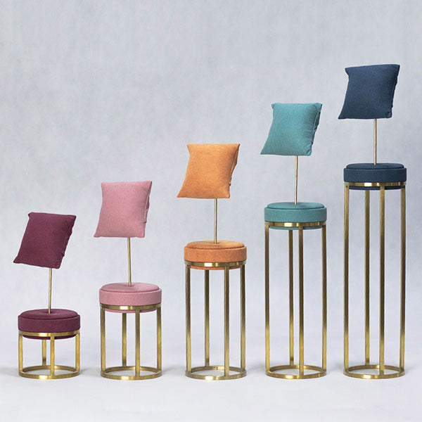 BH013 Multicolor Bracelet Display Pillows with Metal Base