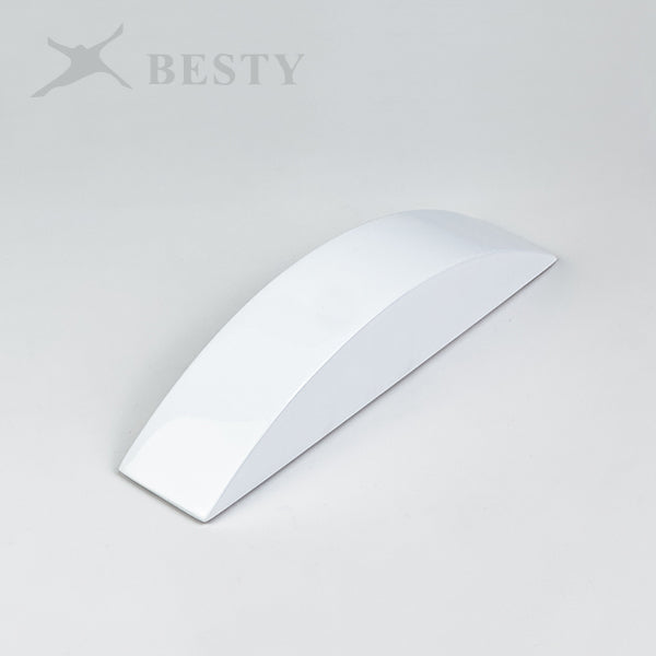 BH080 Glossy White Bracelet Display Ramp Holder
