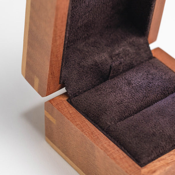 BX002-Dark Wood Display Gift Box with Led Light