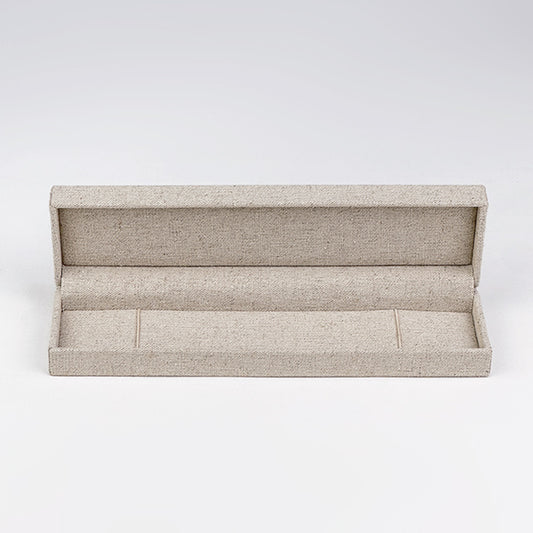 BX122 Natural Linen Bracelet Display Gift Box