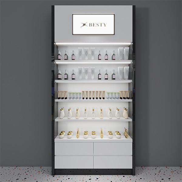 CM014 Beauty Store Makeup Display Cabinet LED Light