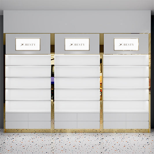 CM016 Beauty Salon Wall Display Cabinet LED Light