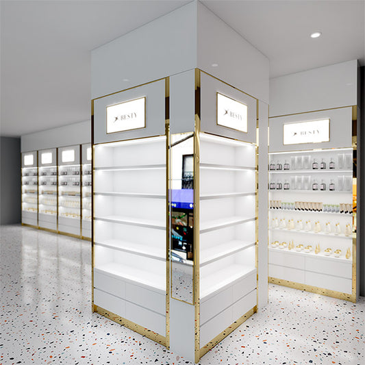 CM017 Custom Makeup Display Rack Cabinet for Store