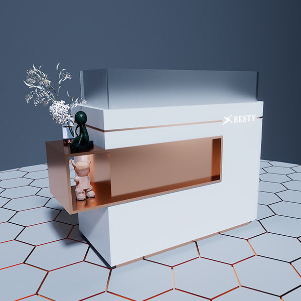 CR006 Cashier Counter Table for Garment Store