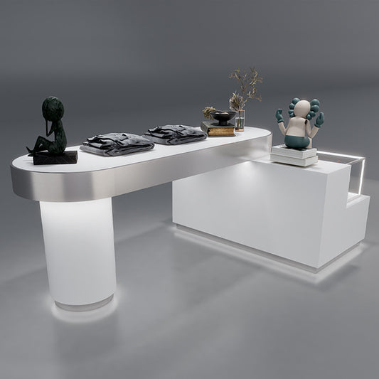 CR007 Clothing Store Display Tables Set with LED Light