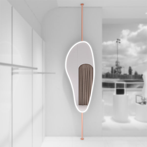 CR012 Lighted Mirror Clothes Shop Irregular Shape