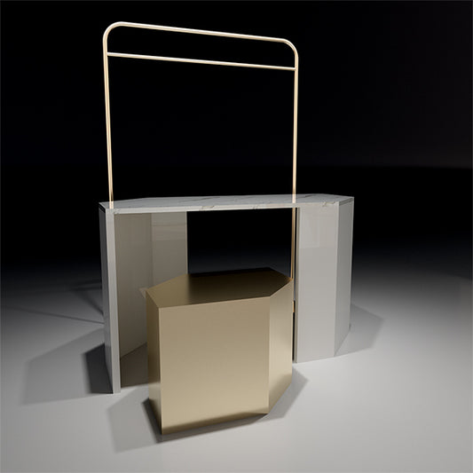 CR024 Retail Store Clothing Display Stand and Rack