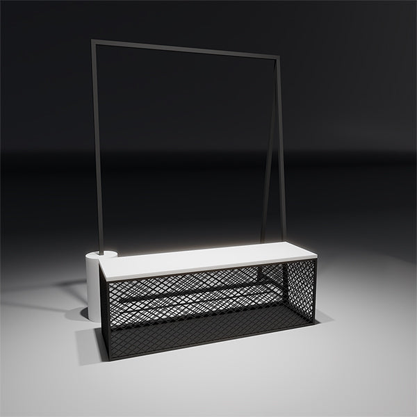 CR026 Steel Cloth Display Stand and Rack for Shop