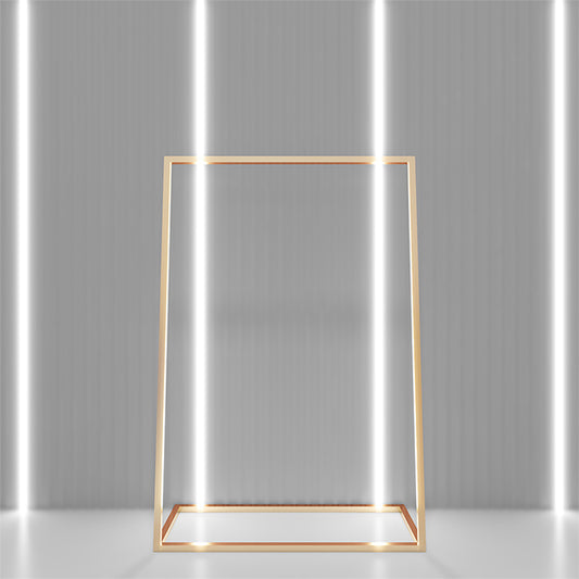 CR039 Garment Shop Display Clothes Hanging Rail Metal Rack