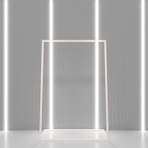 CR039 Garment Shop Display Clothes Hanging Rail Metal Rack