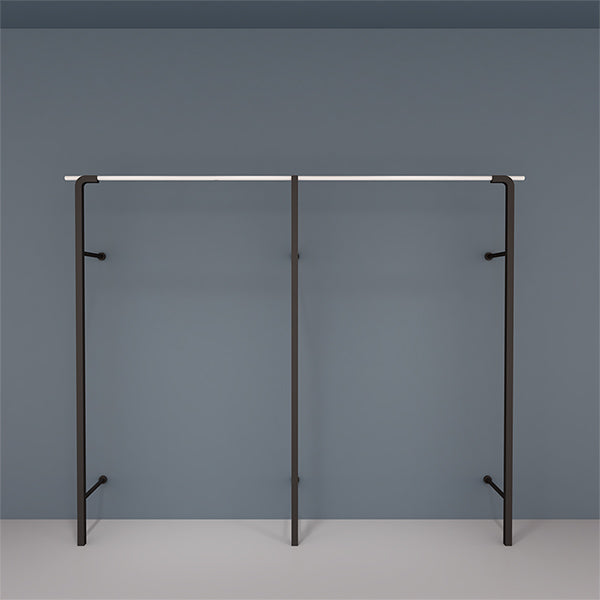 CR045 Wall Mounted Clothes Rail Garment Display Rack