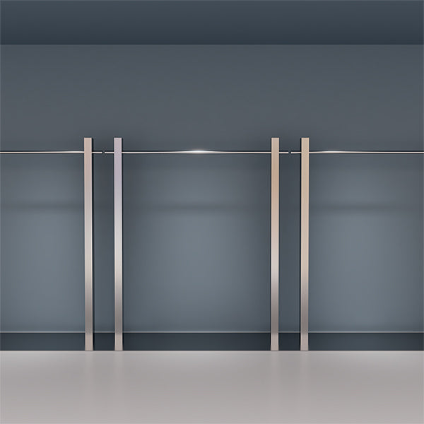 CR049 Garment Display Full Stainless Steel Clothing Rack