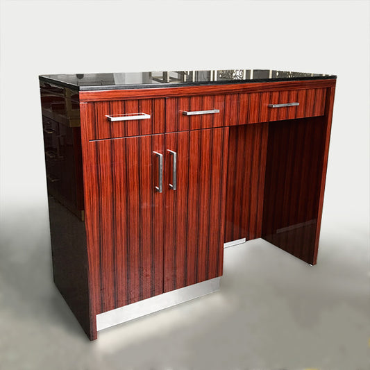 CT003 Counter Table Bar with Imitation Fake Fireplace Heater