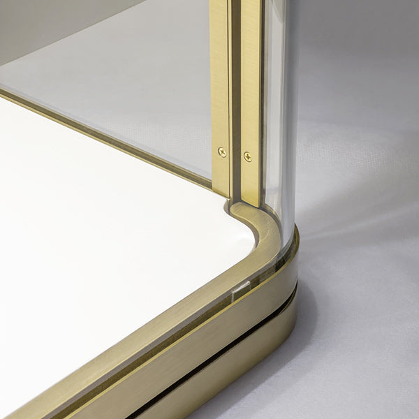 DM254 Wall Mounted Jewelry Display Showcase Double Door