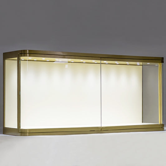 DM254 Wall Mounted Jewelry Display Showcase Double Door