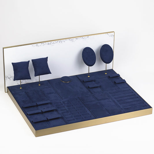 DS049 Jewelry Store Counter Display Tray Holder Set | Besty Display