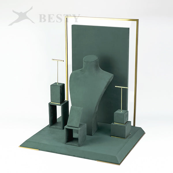 DS336 Jewelry Display Stand Set with Backboard