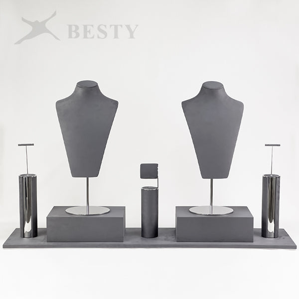 DS358 Jewelry Store Window Display Stand Set