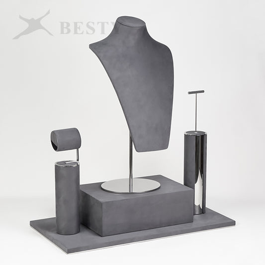 DS359 Jewelry Store Window Display Stand Set