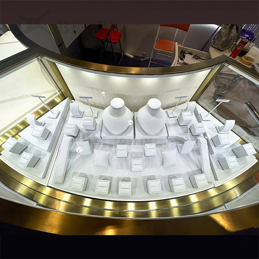 DS371 Curved Jewelry Display Set