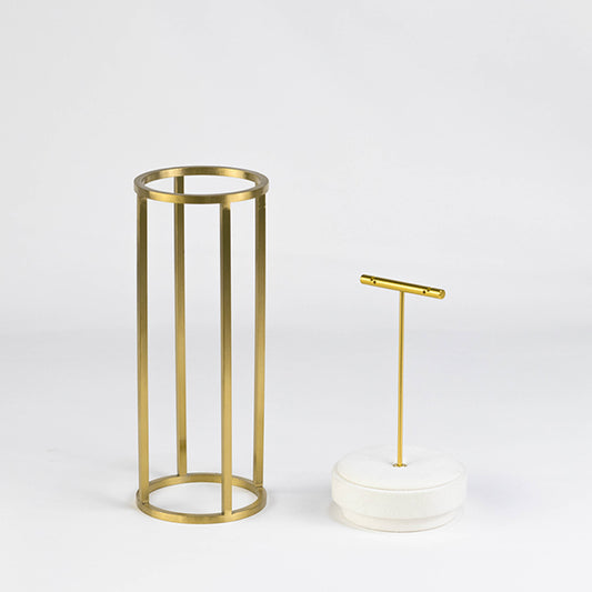 EH040 Jewelry Display Earring Holder Gold Metal Base
