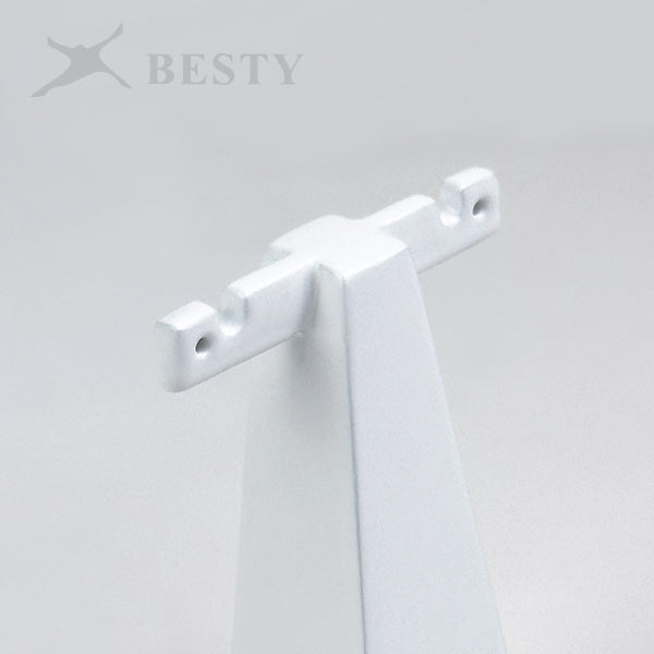 EH072 Glossy White Earring Display T-Bar Stand