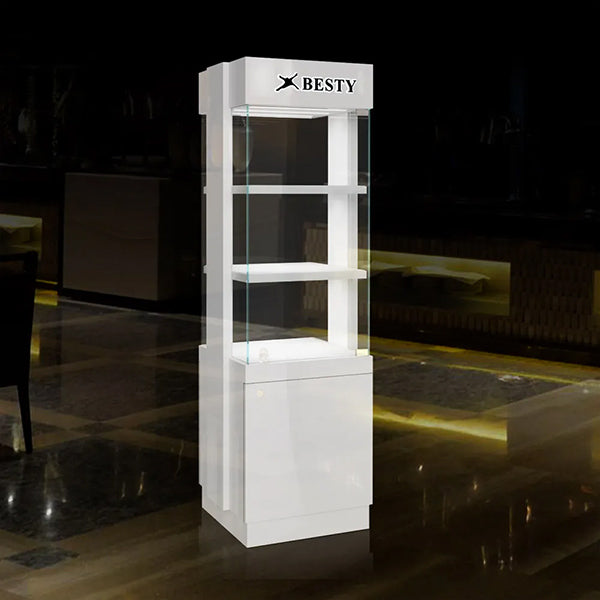 FA-25 Retail Store Jewelry Tower Display Showcase | Besty Display
