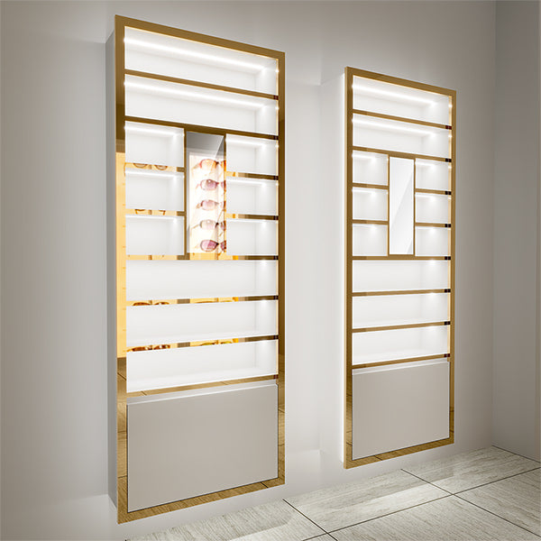 GD001 Eyewear Glasses Showcase Wall Cabinet with LED Light