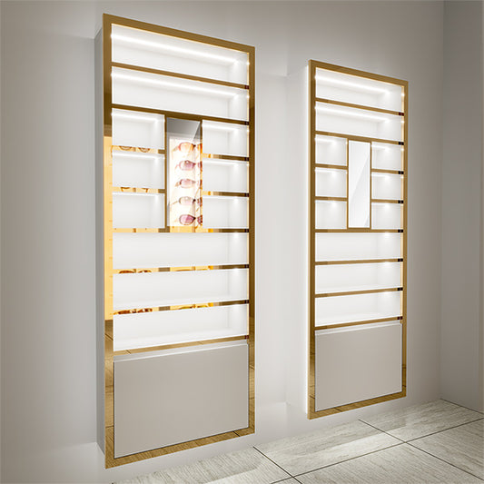 GD001 Eyewear Glasses Showcase Wall Cabinet with LED Light