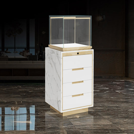 MT-25 Jewelry Store Tower Display Case Pedestal Showcase Storage | Besty Display