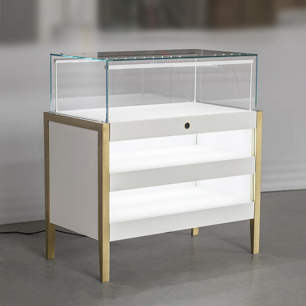 MT-40 Jewelry Store Counter Showcase with Drawer | Besty Display