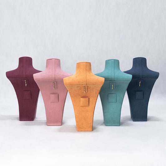 NH016 Necklace Display Busts Multicolor