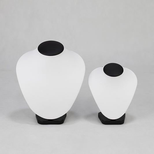 NH026 PU Leather Necklace Display Stand Pendant Holder