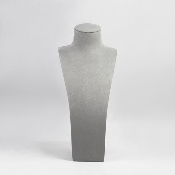 NH037 Necklace Display Bust Stand Grey