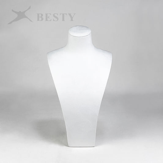 NH093 Necklace Display Bust White