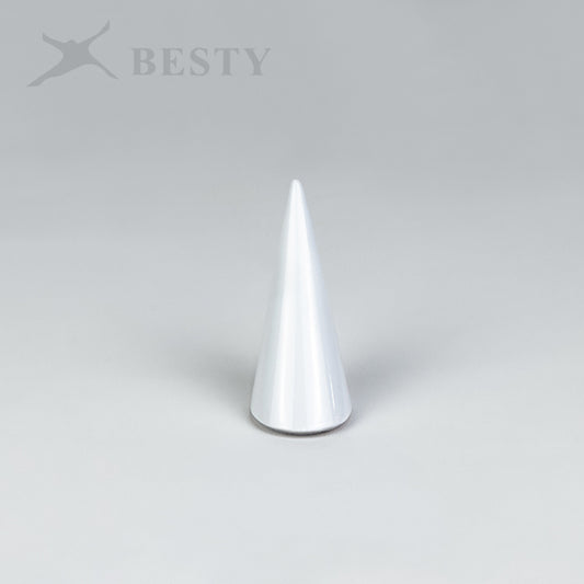 RH084 Glossy White Ring Display Finger Holder