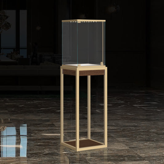 S-02 Jewelry Retail Store Tower Display Case Wooden | Besty Display