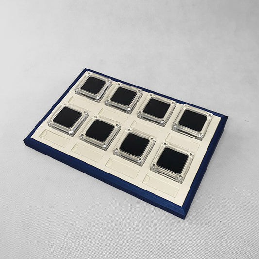 TR0008 Gem Display Tray Removable Acrylic Box & Plaque