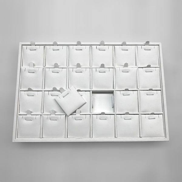 TR0018 Jewelry Tray for Pendants Display 24 Grids