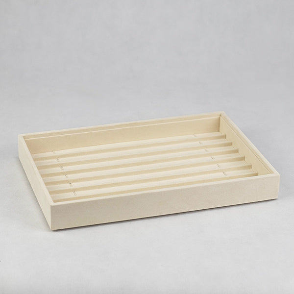 TR0042 Stackable Velvet Jewelry Trays Bracelet Display 8 Slots