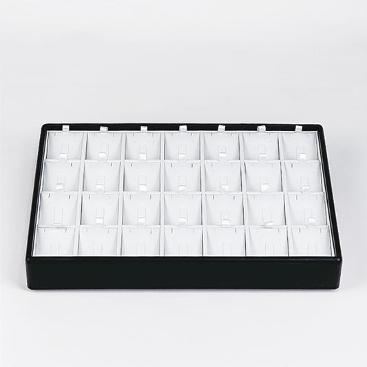 TR0144 Stackable Jewelry Display Tray 28 Grids