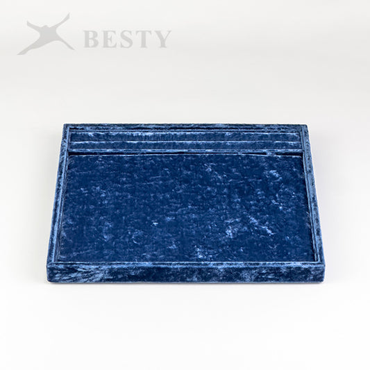 TR0156 Velvet Jewelry Display Serving Tray