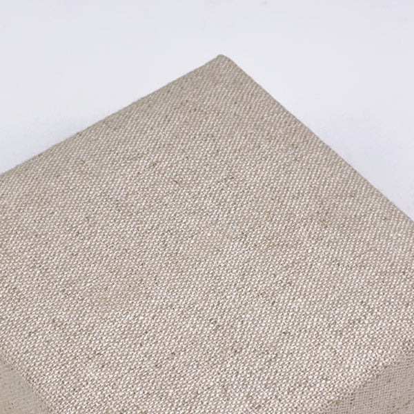 BX121 Natural Linen Jewelry Display Gift Box