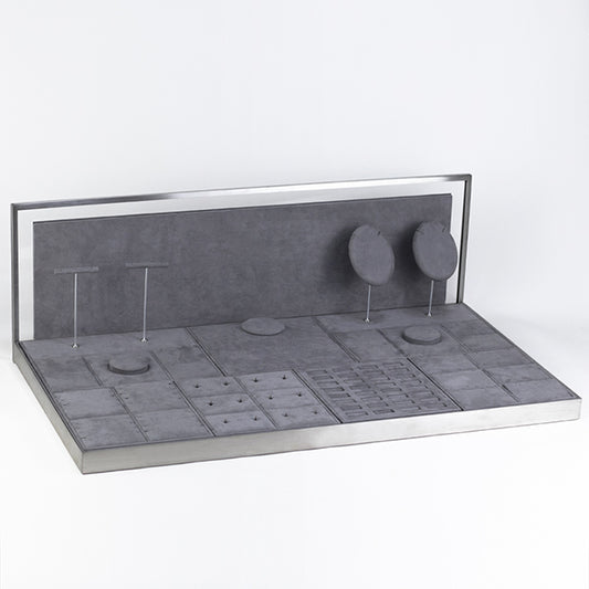 DS065 Jewelry Store Counter Display Tray Holder Set | Besty Display