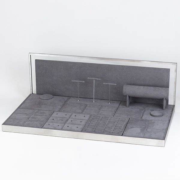 DS066 Custom Made Jewelry Store Display Tray Holder Set | Besty Display