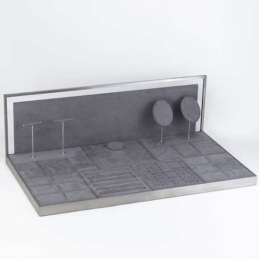 DS067 Jewelry Store Counter Display Tray Holder Set | Besty Display