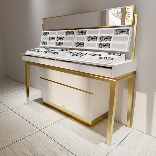 GD018 Glasses Display Wall Cabinet with Storage