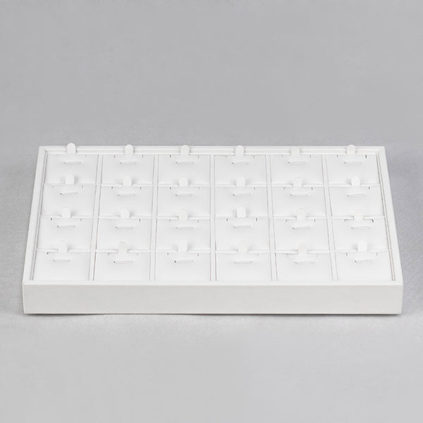 TR0062 Stackable Jewelry Pendant Display Tray 24 Grids