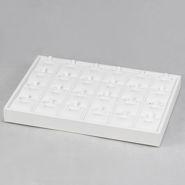 TR0062 Stackable Jewelry Pendant Display Tray 24 Grids
