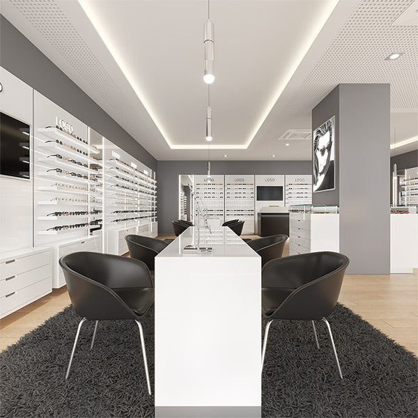 GD010 Eyewear Store Wall Display Cabinet Light Box